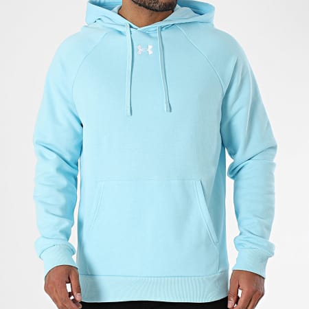 Under Armour - Sweat Capuche Rival Fleece 1379757 Bleu Clair