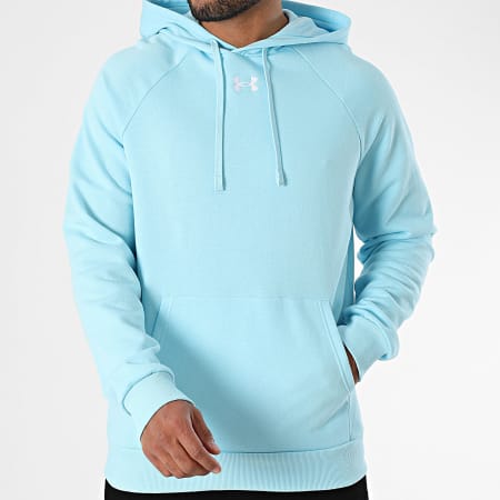 Under Armour - Sweat Capuche Rival Fleece 1379757 Bleu Clair