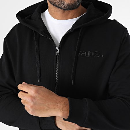 Vans - Essential Ft Relaxed Sudadera con capucha y cremallera 00P1F Negro