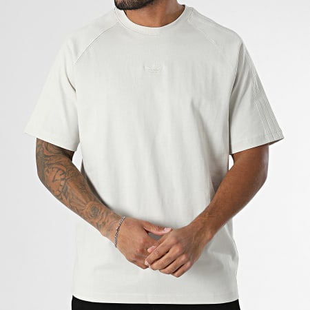 Adidas Originals - Tee Shirt Trefoil Essential JD3277 Beige Adidas Originals - Tee Shirt Trefoil Essential JD3277 Beige