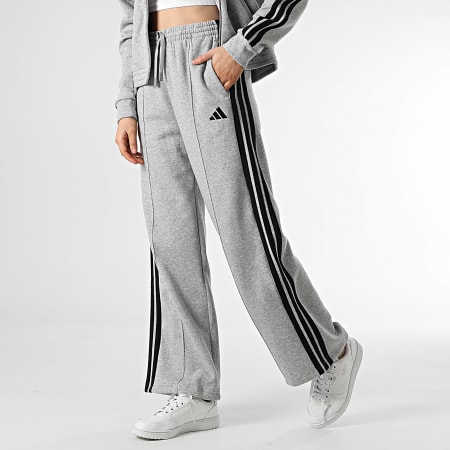 Adidas Sportswear - Ensemble De Survetement A Bandes Femme Energize JD2661 Gris Clair Chiné