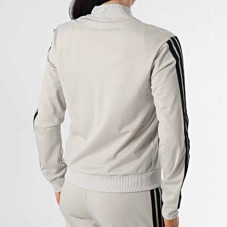 Adidas Sportswear - Ensemble De Survetement A Bandes Femme 3 Stripes JY1769 Beige