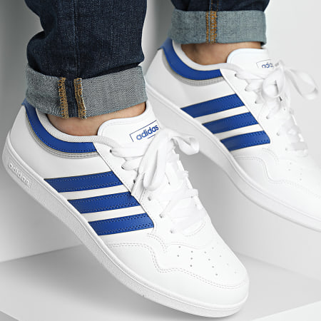 Adidas Sportswear - Hoops 4.0 Sneakers JQ9987 Footwear White Royal Blue  Grey Two - Ryses