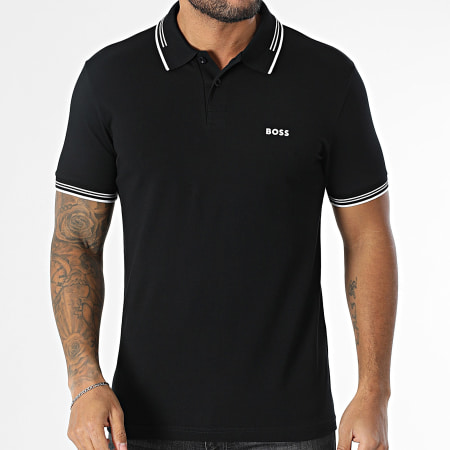 BOSS - Polo de manga corta Paul 50506193 Negro