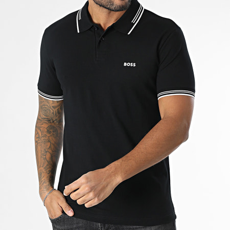 BOSS - Polo de manga corta Paul 50506193 Negro