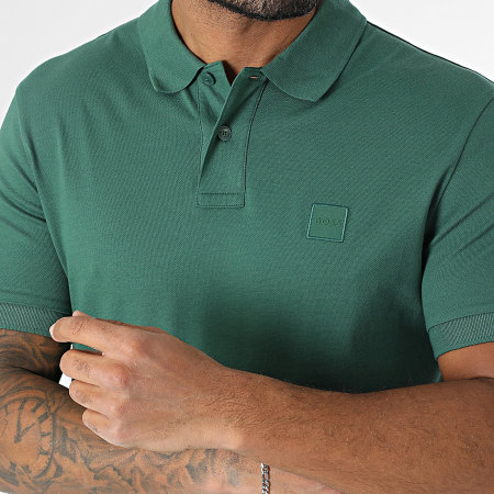 BOSS - Polo de manga corta Slim Passenger 50507803 Verde oscuro