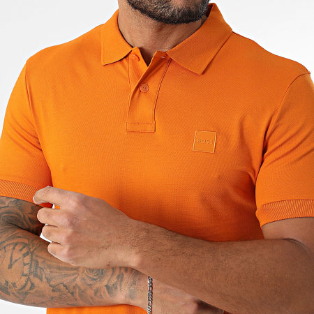 BOSS - Polo de manga corta Slim Passenger 50507803 Naranja