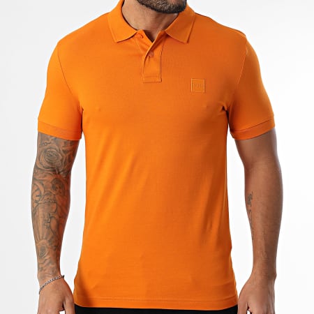 BOSS - Polo de manga corta Slim Passenger 50507803 Naranja