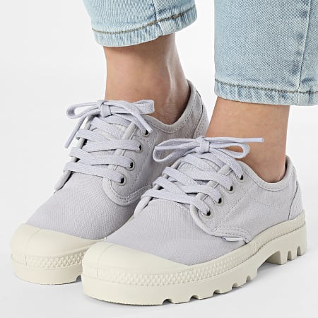 Palladium - Pampa Oxford Mujer Zapatillas 92351 Milk Galaxy