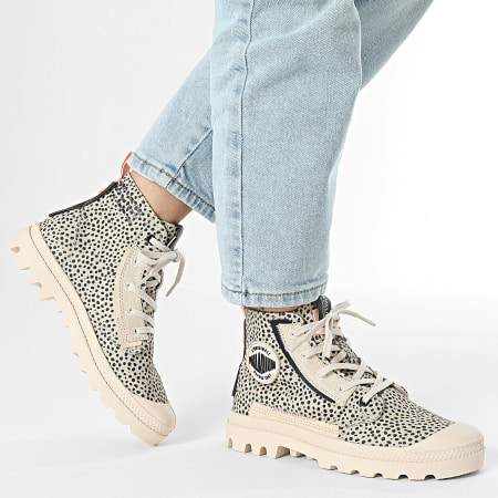 Palladium - Boots Femmes Pampa Underlayer 99183 Sand Leopard