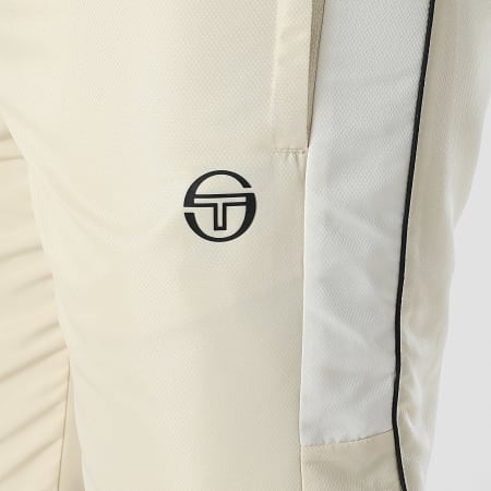 Sergio Tacchini - Pantalon Jogging A Bandes Abita 40814 Beige