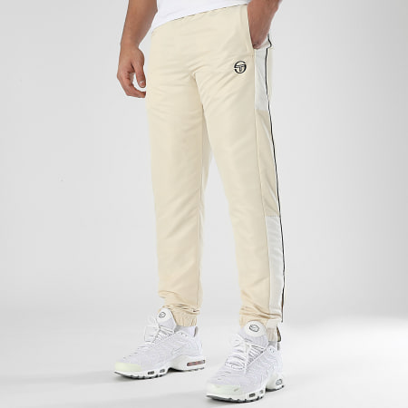 Sergio Tacchini - Pantalon Jogging A Bandes Abita 40814 Beige