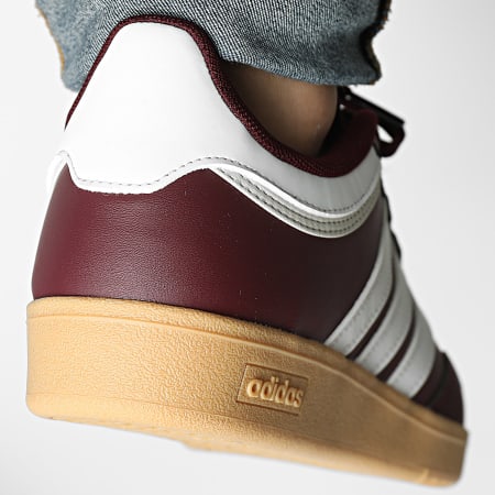 Adidas Sportswear - Baskets Hoops 4.0 JQ2738 Marron Footwear White Grey One