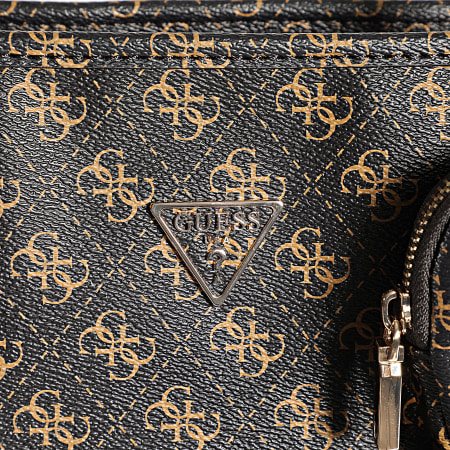 Guess - Lot Sac A Main Et Pochette Femme QG900624 Noir Doré