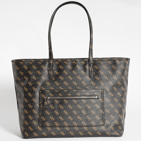 Guess - Lot Sac A Main Et Pochette Femme QG900624 Noir Doré