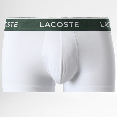 Lacoste - Lot De 3 Boxers Classic Blanc