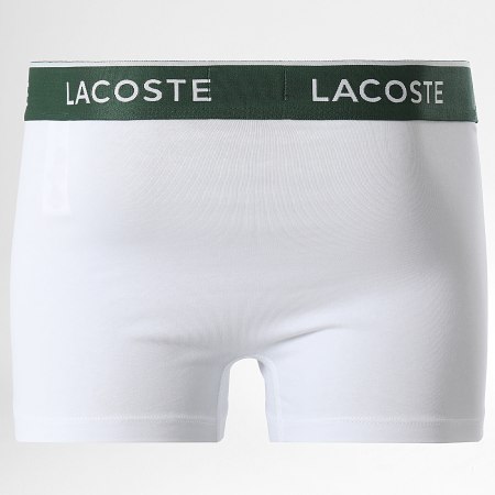 Lacoste - Lot De 3 Boxers Classic Blanc