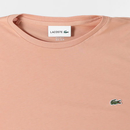 Peach lacoste shirt sale