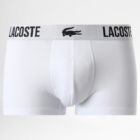 Lacoste - Lot De 3 Boxers Classic Rouge Blanc Noir