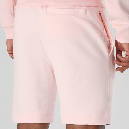 Lacoste - Short Jogging Logo Brodé Crocodile Rose