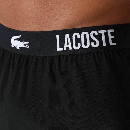 Lacoste - Short Jogging Logo Crocodile Noir