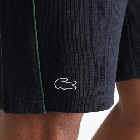 Black lacoste fleece shorts 2025