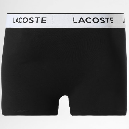 Lacoste - Lot De 3 Boxers Classic Noir