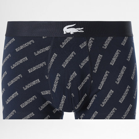 Lacoste - Lot De 3 Boxers Classic Bleu Marine Gris Chiné