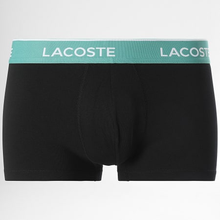 Lacoste - Lot De 3 Boxers Classic Noir