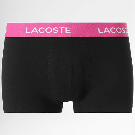 Lacoste - Lot De 3 Boxers Classic Noir