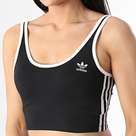 Adidas Originals - Crop Top A Bandes Femme JD4612 Noir