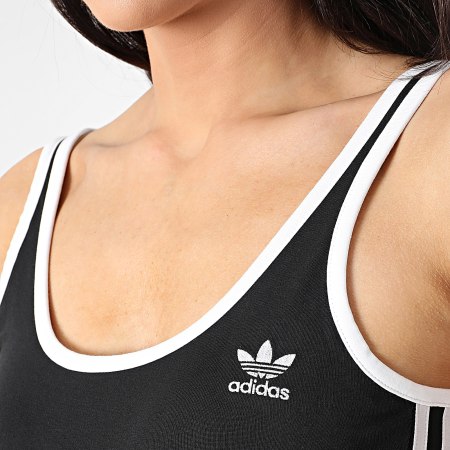 Adidas Originals - Crop Top A Bandes Femme JD4612 Noir