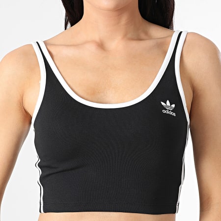 Adidas Originals - Crop Top A Bandes Femme JD4612 Noir