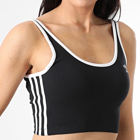 Adidas Originals - Crop Top A Bandes Femme JD4612 Noir