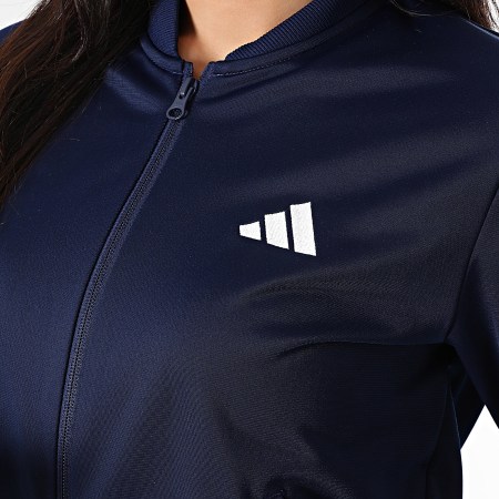 Adidas Sportswear - Ensemble De Survetement A Bandes Femme 3 Stripes JD5435 Bleu Marine