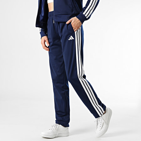 Adidas Sportswear - Ensemble De Survetement A Bandes Femme 3 Stripes JD5435 Bleu Marine