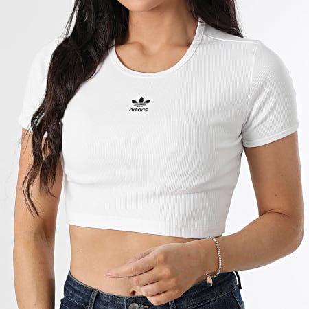 Adidas Originals - Crop Top Femme JC9026 Blanc