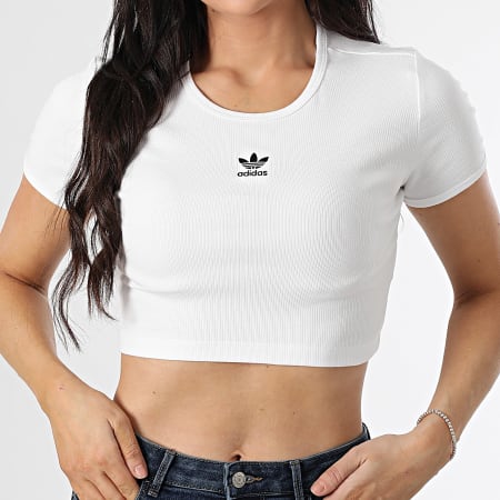 Adidas Originals - Crop Top Femme JC9026 Blanc