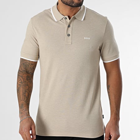 BOSS - Polo de manga corta Parlay 190 50494697 Beige