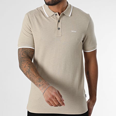 BOSS - Polo de manga corta Parlay 190 50494697 Beige