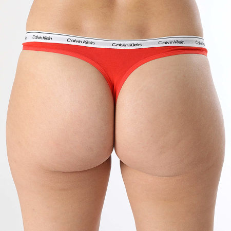 Calvin Klein - String Femme QD5043E Rouge