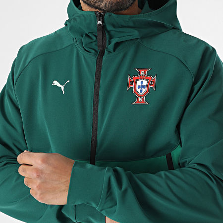 Puma - FPF 779184 Chaqueta con cremallera y capucha Verde oscuro