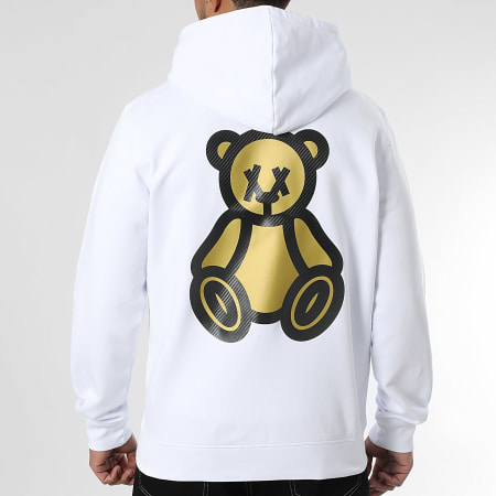 Teddy Yacht Club - Carbon G Zip Hoody Blanco