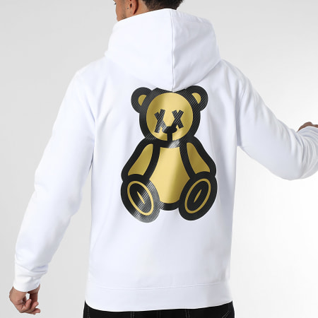 Teddy Yacht Club - Carbon G Zip Hoody Blanco