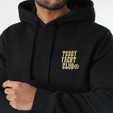 Teddy Yacht Club - Sweat Capuche Carbon G Noir