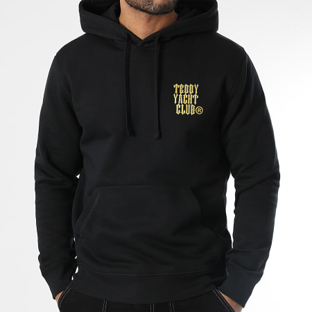 Teddy Yacht Club - Sweat Capuche Carbon G Noir