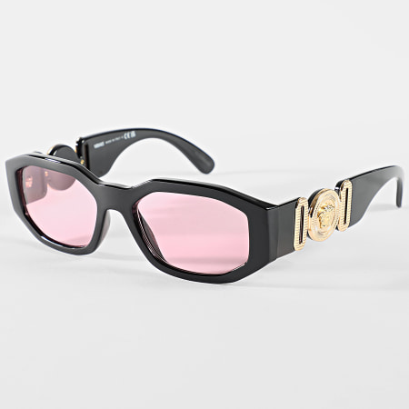 Versace - Lunettes De Soleil 0VE4361 Noir Doré Rose