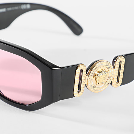 Versace - Lunettes De Soleil 0VE4361 Noir Doré Rose