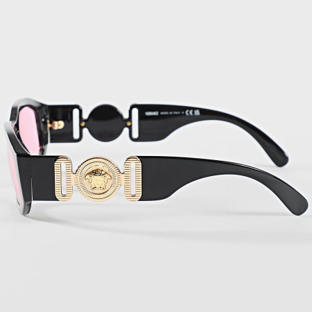 Versace - Lunettes De Soleil 0VE4361 Noir Doré Rose