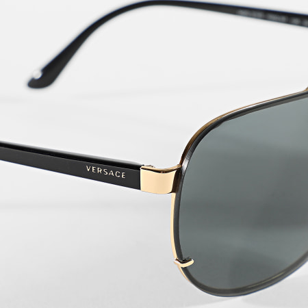 Versace - Lunettes De Soleil 0VE2140 Noir Doré